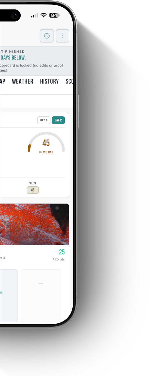 HOOKED Field App screenshot