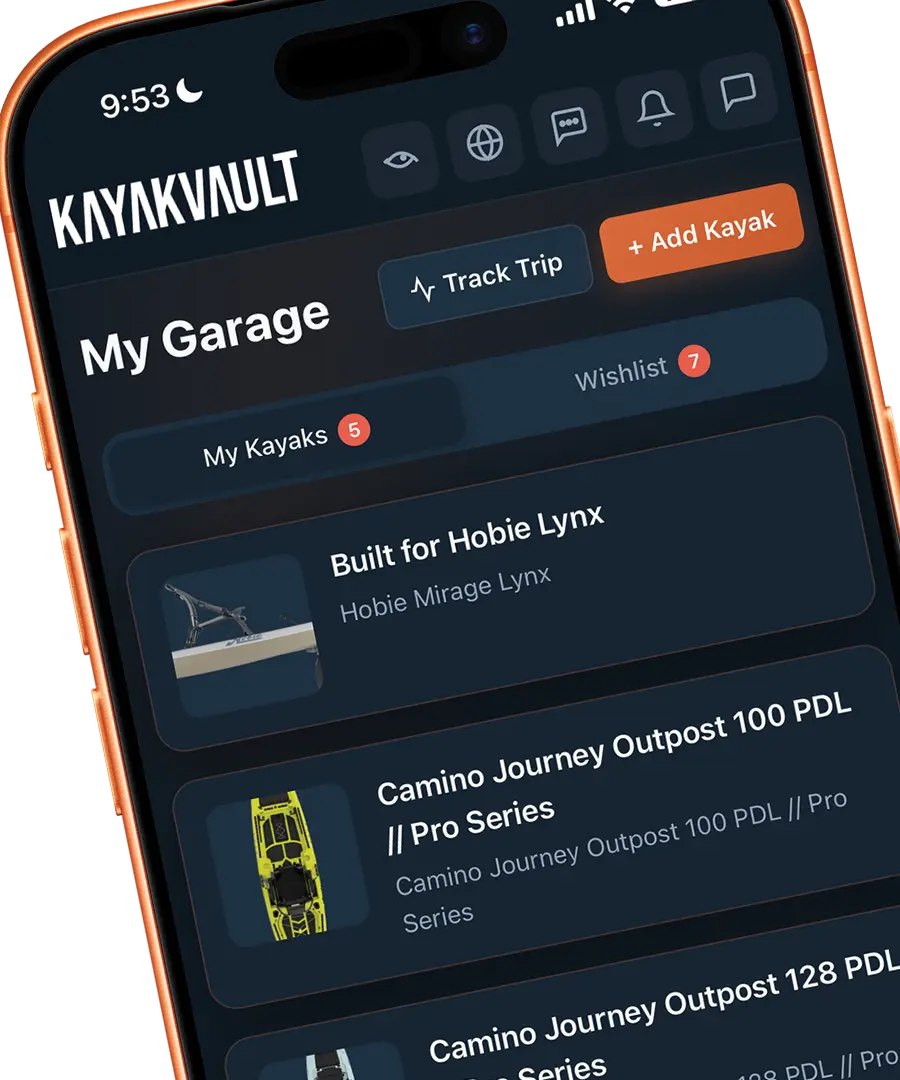 Kayak rig configurator